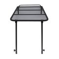 3D Maxpider 3D MAXpider 6118-09 29.53 x 21.46 x 2.87 in. Folded 37.40 x 21.46 x 25.60 in. In-Use Portable Wheel Table; Black 6118-09